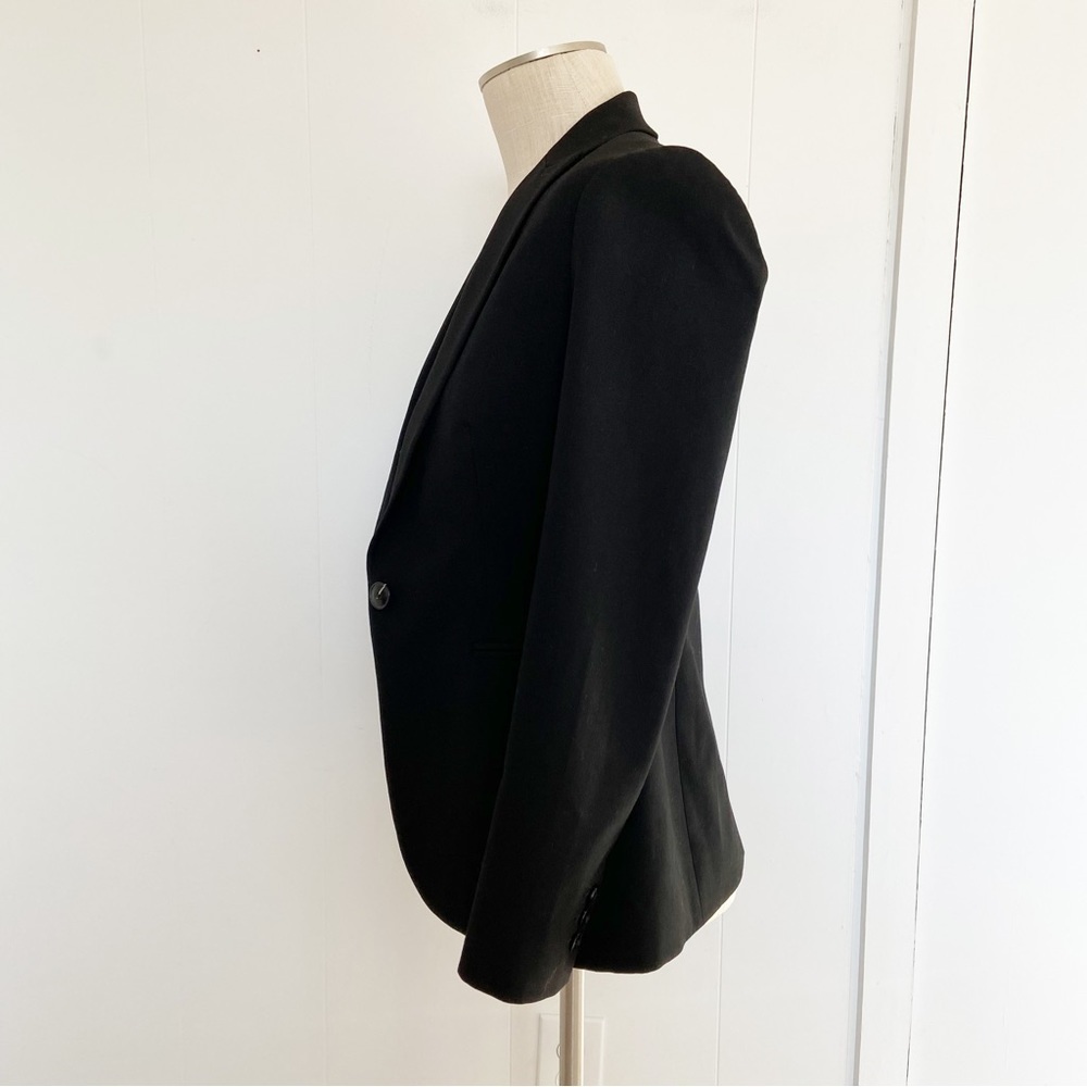 J. Crew Ruby Blazer Black One Button Size 2 - image 4